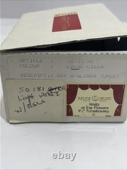 Reuge music box switzerland Ring Box Waltz If The Flowers Song! With Box! RARE