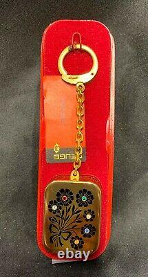 Reuge swiss music box, Edelweiss, key chain, Vintage