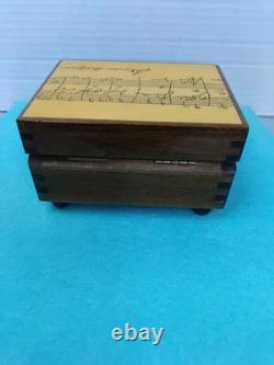Reuge swiss musical movement Plays Chariots Of Fire Deco Trinket Music Box