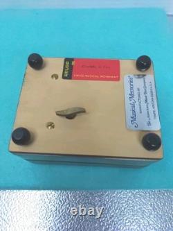 Reuge swiss musical movement Plays Chariots Of Fire Deco Trinket Music Box