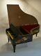 Reuge vintage piano shaped wooden music box, 4 songs 50 notes PRICE REDUCED