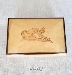 Rita Ford Ballerina Italian Inlay Music Box Reuge