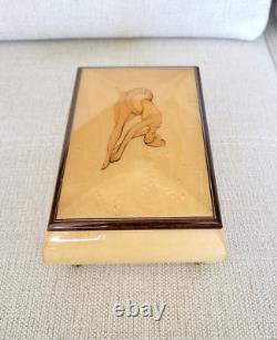 Rita Ford Ballerina Italian Inlay Music Box Reuge
