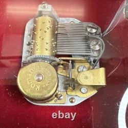Romance Reuge Jewelry Music Box Switzerland The Magic Flute With Key