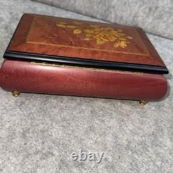 Romance Reuge Jewelry Music Box Switzerland The Magic Flute With Key