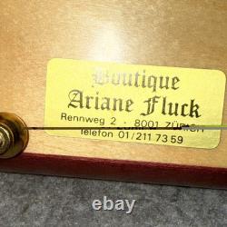 Romance Reuge Jewelry Music Box Switzerland The Magic Flute With Key