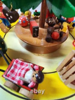 STEINBACH Music Box -Christmas Tree Carved Wood REUGE Germany 1984