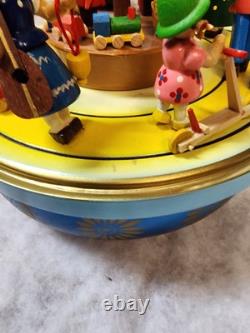 STEINBACH Music Box -Christmas Tree Carved Wood REUGE Germany 1984