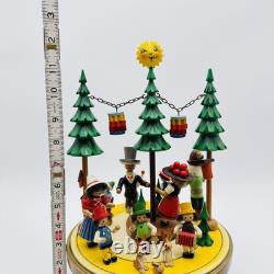 STEINBACH Music Box Happy Spring Festival Carved Wood REUGE Germany