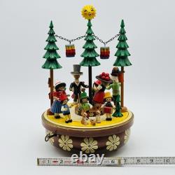 STEINBACH Music Box Happy Spring Festival Carved Wood REUGE Germany