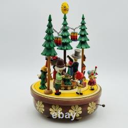 STEINBACH Music Box Happy Spring Festival Carved Wood REUGE Germany