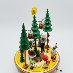 STEINBACH Music Box Happy Spring Festival Carved Wood REUGE Germany