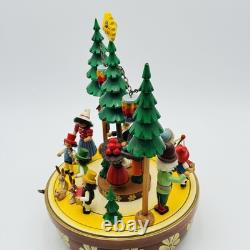 STEINBACH Music Box Happy Spring Festival Carved Wood REUGE Germany