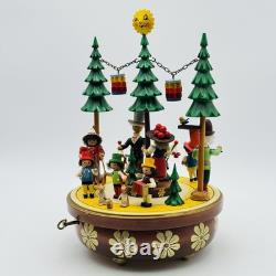 STEINBACH Music Box Happy Spring Festival Carved Wood REUGE Germany