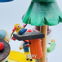 STEINBACH Music Box Happy Spring Festival Carved Wood REUGE Germany
