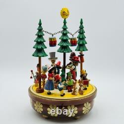 STEINBACH Music Box Happy Spring Festival Carved Wood REUGE Germany