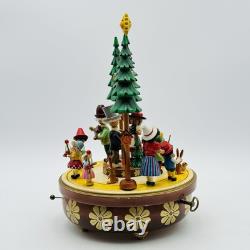 STEINBACH Music Box Happy Spring Festival Carved Wood REUGE Germany