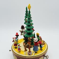 STEINBACH Music Box Happy Spring Festival Carved Wood REUGE Germany