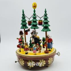 STEINBACH Music Box Happy Spring Festival Carved Wood REUGE Germany