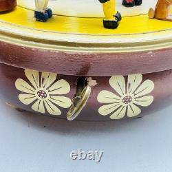 STEINBACH Music Box Happy Spring Festival Carved Wood REUGE Germany