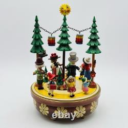 STEINBACH Music Box Happy Spring Festival Carved Wood REUGE Germany