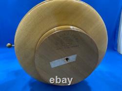 STEINBACH Music Box Nativity Carved Wood REUGE Germany Vintage 1970s Large