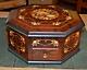 STUNNING Vintage Large SWISS Reuge Music & Jewelry Box Octagon Made in Italy