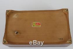 SUPERB CYLINDER MUSIC BOX plays 6 Airs beautifully VINTAGE THORENS (REUGE)
