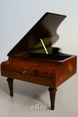 SUPERB GRAND PIANO CYLINDER MUSIC BOX REUGE for ASPREY plays BEETHOVEN ch3/72