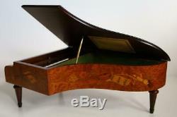 SUPERB GRAND PIANO CYLINDER MUSIC BOX REUGE for ASPREY plays BEETHOVEN ch3/72