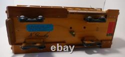 San Francisco CABLE CAR Hand Made Wood POWELL Matson STREET REUGE Music Box SFMR