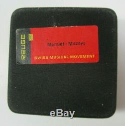Scarce Reuge Mini Pocket Watch Type Music Box in Original Case CHARMING