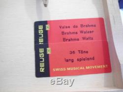 Selten! Reuge grosse Spieluhr- Spieldose Waltzer J. Brahms Swiss Made Music Box