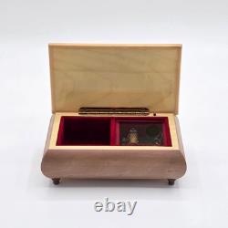 Sorrento Italy Wood Inlay Music Box Swiss Reuge Music of the Night