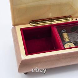 Sorrento Italy Wood Inlay Music Box Swiss Reuge Music of the Night