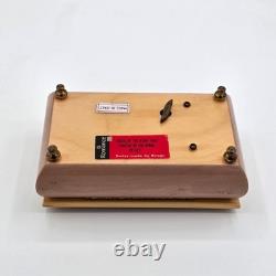 Sorrento Italy Wood Inlay Music Box Swiss Reuge Music of the Night