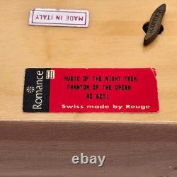 Sorrento Italy Wood Inlay Music Box Swiss Reuge Music of the Night