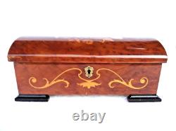 Sorrento Music Box Reuge Swiss Movement 36 Notes With Key