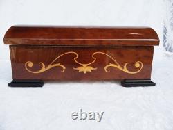 Sorrento Music Box Reuge Swiss Movement 36 Notes With Key