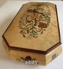 Sorrento Reuge Canon Pachelbel Italian Made Swiss Music Jewelry Box XL