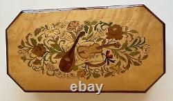 Sorrento Reuge Canon Pachelbel Italian Made Swiss Music Jewelry Box XL