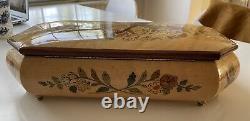 Sorrento Reuge Canon Pachelbel Italian Made Swiss Music Jewelry Box XL