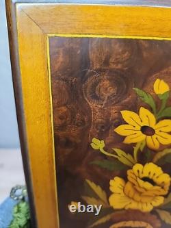 Sorrento Reuge Music Traditional Music Box + Key 36 Note Edelweiss Lara's Theme