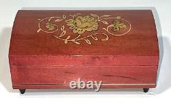 Sorrento Specialties Reuge Swiss Musical Wood Inlay Music Box Send in The Clowns