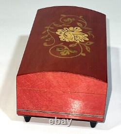 Sorrento Specialties Reuge Swiss Musical Wood Inlay Music Box Send in The Clowns