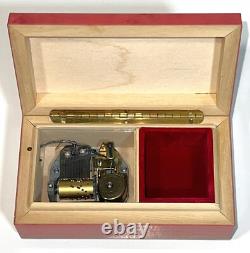 Sorrento Specialties Reuge Swiss Musical Wood Inlay Music Box Send in The Clowns