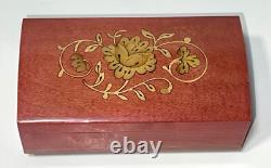 Sorrento Specialties Reuge Swiss Musical Wood Inlay Music Box Send in The Clowns