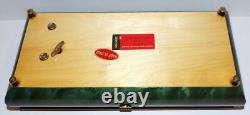 Stunning Ruege Italy Rectangle Green Wood Music Boxthat's What Friends Are For