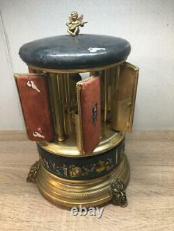 Super Rare Antique Item REUGE Cigarette Carousel Music Box Shipping from Japan