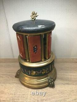 Super Rare Antique Item REUGE Cigarette Carousel Music Box Shipping from Japan
